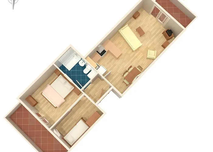 Apartmán For Families With Children Zdrelac, Pasman - 8424